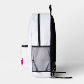 Imprimé Premier sac à dos de bus (Droite)