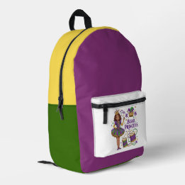 Imprimé Princesse de Perles - Sac à dos Mardi Gras