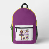 Imprimé Princesse de Perles - Sac à dos Mardi Gras (Recto)