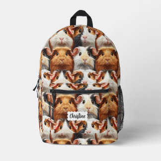 Imprimé Print Cut Sew Guinea Pig sac à dos personnalisé