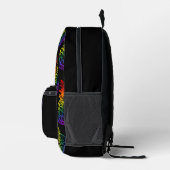 Imprimé Print Cut Sew Sew sac à dos Rainbow Pineappy (Droite)