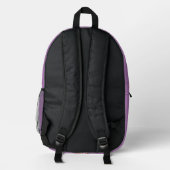 Imprimé Purple Ladybug, sac à dos pour enfants (Verso)