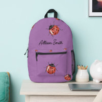 Purple Ladybug, sac à dos pour enfants