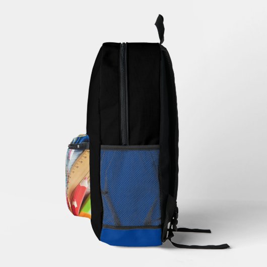 Imprimé Retour À L'École Impression Couper Le Sac À Dos (Droite)