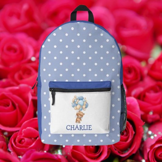 Imprimé Retour à l'école Jouet Bear thème Sac à dos imprim