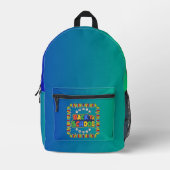 Imprimé Retour à l'école sac à dos (Recto)