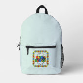Imprimé Retour à l'école sac à dos (Recto)