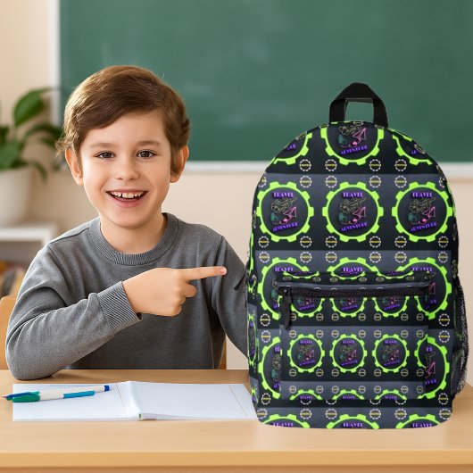 Imprimé Retour à l'école, sac à dos Time Trek
