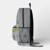 Imprimé Retourner À L'École Sac À Dos (Droite)