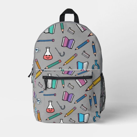 Imprimé Retourner À L'École Sac À Dos (Recto)