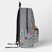 Imprimé Retourner À L'École Sac À Dos (Gauche)