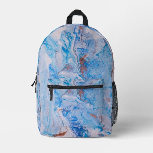 Imprimé Sable et sac à dos mer (Recto)