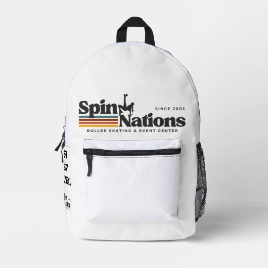 Imprimé Sac à dos 2025 Retro SpinNations (Recto)