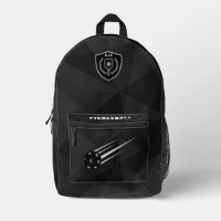Sac à dos à bille de poche personnalisé noir