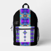 Imprimé Sac à dos à coudre à impression symétrique fractal (Recto)