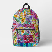 Imprimé Sac à dos à fleurs (Recto)