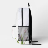 Imprimé Sac à dos à fleurs de tulipe blanche (Droite)