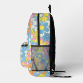 Imprimé Sac à dos à fleurs - Retourner à l'école (Droite)