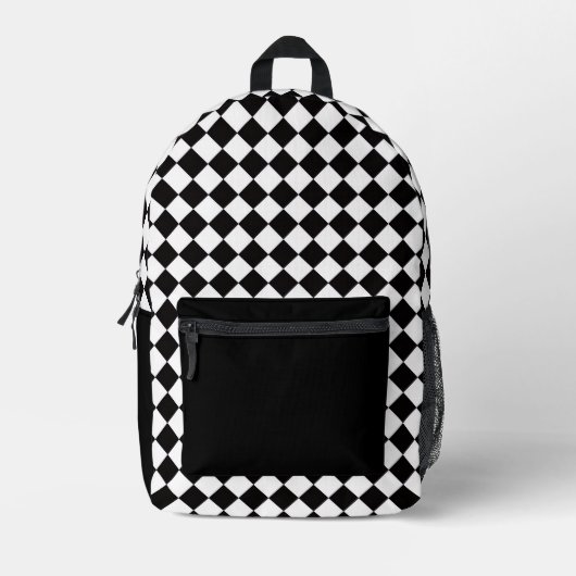 Imprimé Sac à dos à motif à carreaux  (Recto)