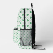Imprimé Sac à dos à motif de trèfle chic pour usage quotid (Droite)