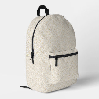 Imprimé Sac à dos à motif géométrique de luxe neutre