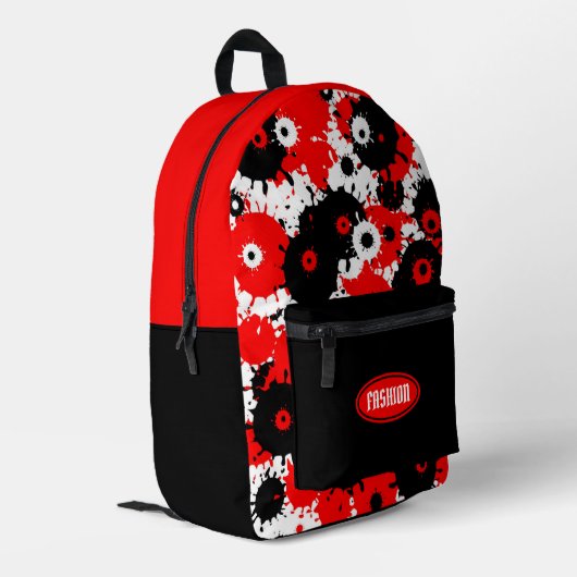 Imprimé sac à dos abstrait (Coin arrière gauche)