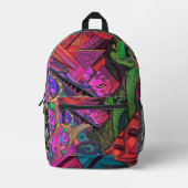 Imprimé sac à dos Abstrait (Recto)