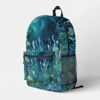 Sac à dos Abstrait pour Imaginaire sous-marin