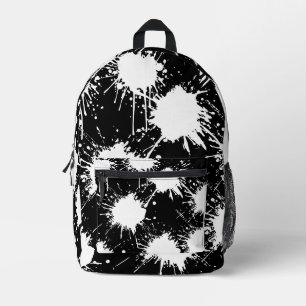 Imprimé Sac à dos artistique moderne - Blanc & Noir
