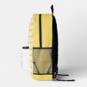 Imprimé Sac à dos avec monogramme de daisy, fleur de naiss (Droite)