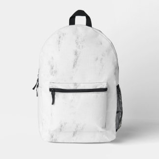 Imprimé Sac à dos blanc à texture abstraite minimaliste