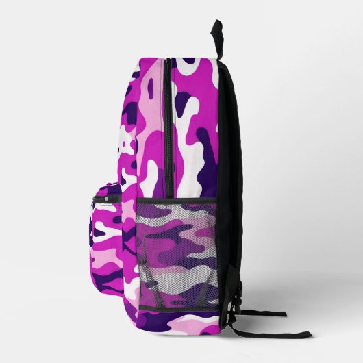 Imprimé Sac à dos Camo Fille Rose (Droite)