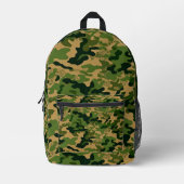 Imprimé Sac à dos camouflage vert moderne – Armée Premium (Recto)