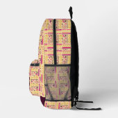 Imprimé Sac à dos Chic Monogrammé (Droite)