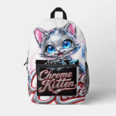 Imprimé Sac à dos CHROME KITTEN "Parfait" (Recto)