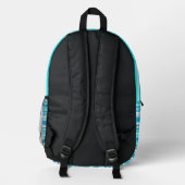 Imprimé Sac À Dos cool Monogrammé Du Lycée Pour Filles (Verso)