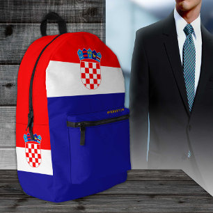 Imprimé sac à dos Croatie, patriotique, Drapeau croate