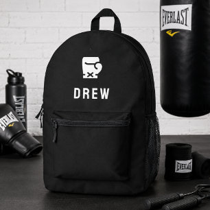 Imprimé Sac à dos de boxe   Nom du boxeur Sac de sport de 