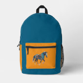 Imprimé Sac à dos de cheval (Recto)