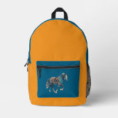 Imprimé Sac à dos de cheval/Sac (Recto)