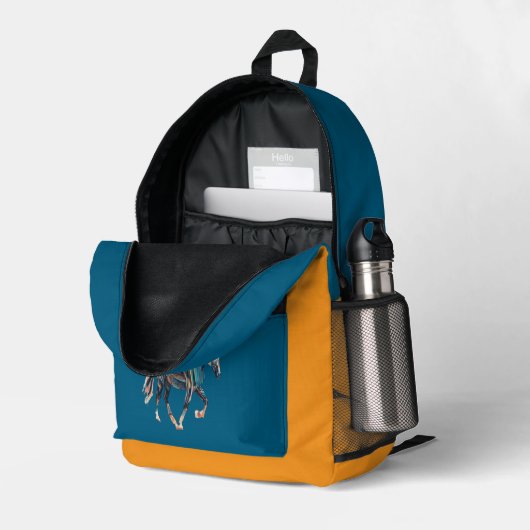 Imprimé Sac à dos de cheval/Sac (Coin arrière droit (ouvert))