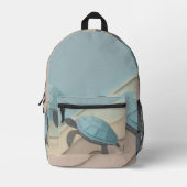 Imprimé Sac à dos de conception Tortues (Recto)