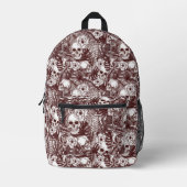 Imprimé Sac à dos de crânes de jungle #3 (Recto)