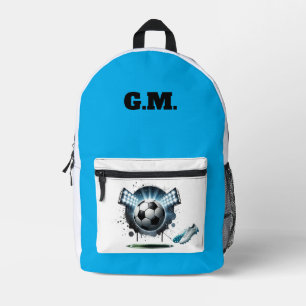 Imprimé Sac à dos de football personnalisé - Sac à dos de