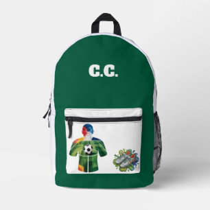 Imprimé Sac à dos de football personnalisé - Sac à dos de