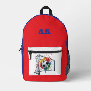 Imprimé Sac à dos de football personnalisé - Sac à dos de