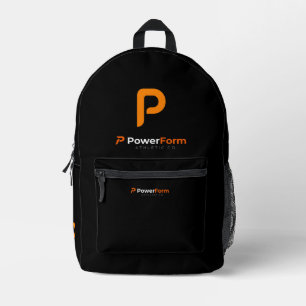 Imprimé Sac à dos de gym PowerForm Athletic Icon Noir