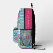 Imprimé Sac à dos de papillons aux fleurs lunaires (Droite)