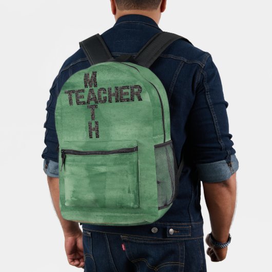 Imprimé Sac à dos de professeur de mathématiques pour la r (Insitu (Modèle))