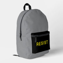Sac à dos de protestation Résister